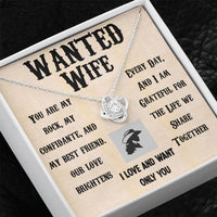 Load image into Gallery viewer, Wanted Wife- Only You- Love Knot Necklace
