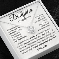 Load image into Gallery viewer, To My Daughter- I Believe In You- Necklace

