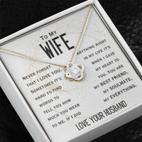 Load image into Gallery viewer, To My Wife- Never Forget That I Love You- Necklace
