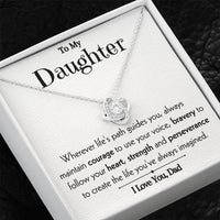 Load image into Gallery viewer, To My Daughter- Follow Your Heart-Necklace
