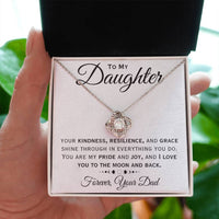 Load image into Gallery viewer, To My Daughter- Love You To The Moon And Back-  Necklace
