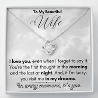 Load image into Gallery viewer, To My Beautiful Wife- In My Dreams- Necklace
