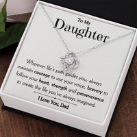 Load image into Gallery viewer, To My Daughter- Follow Your Heart-Necklace
