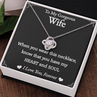 Load image into Gallery viewer, To My Gorgeous Wife- Love You Forever- Necklace 2nd edition
