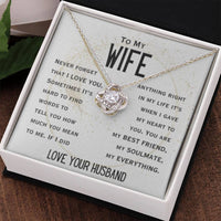 Load image into Gallery viewer, To My Wife- Never Forget That I Love You- Necklace
