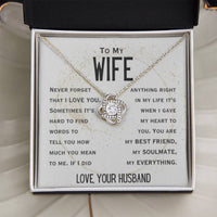 Load image into Gallery viewer, To My Wife- Never Forget That I Love You- Necklace
