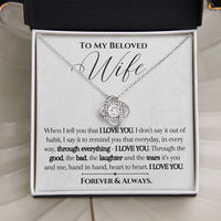 Load image into Gallery viewer, To My Beloved- I Love You-Necklace
