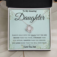 Load image into Gallery viewer, To My Daughter- I Love You- Necklace (Version 2 From Dad)
