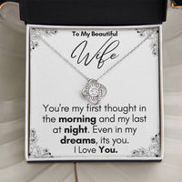 Load image into Gallery viewer, To My Beautiful Wife- In My Dreams- Love Necklace
