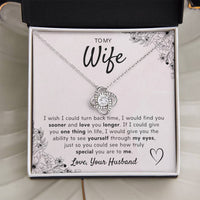 Load image into Gallery viewer, To My Wife- Turn Back Time- Love Necklace
