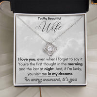 Load image into Gallery viewer, To My Beautiful Wife- In My Dreams- Necklace

