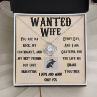 Load image into Gallery viewer, Wanted Wife- Only You- Love Knot Necklace
