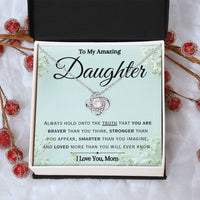 Load image into Gallery viewer, To My Amazing Daughter- You Are Loved- Love Necklace

