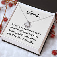 Load image into Gallery viewer, To My Soulmate- Love of My Life- Love knot Necklace
