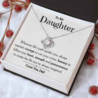 Load image into Gallery viewer, To My Daughter- Follow Your Heart-Necklace

