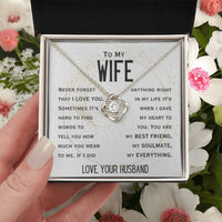 Load image into Gallery viewer, To My Wife- Never Forget That I Love You- Necklace
