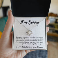Load image into Gallery viewer, I&#39;m Sorry- I Love You, Forever and Always- Necklace
