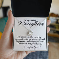 Load image into Gallery viewer, To My Amazing Daughter- I Adore You- Necklace
