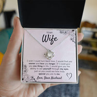 Load image into Gallery viewer, To My Wife- Turn Back Time- Love Necklace
