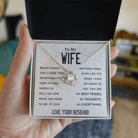 Load image into Gallery viewer, To My Wife- Never Forget That I Love You- Necklace
