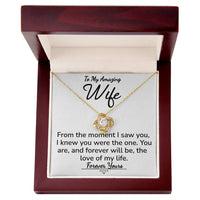Load image into Gallery viewer, To My Amazing Wife- Forever Yours- Love Knot Necklace
