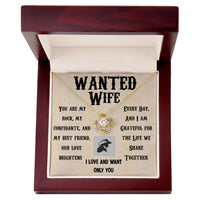 Load image into Gallery viewer, Wanted Wife- Only You- Love Knot Necklace
