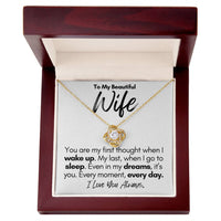 Load image into Gallery viewer, To My Beautiful Wife- Every Moment- Love Necklace
