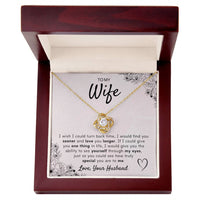 Load image into Gallery viewer, To My Wife- Turn Back Time- Love Necklace
