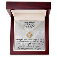 Load image into Gallery viewer, To My Beautiful Wife- In My Dreams- Necklace
