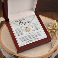 Load image into Gallery viewer, To My Queen- I Can&#39;t Live Without You- Love Necklace
