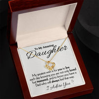 Load image into Gallery viewer, To My Amazing Daughter- I Adore You- Necklace
