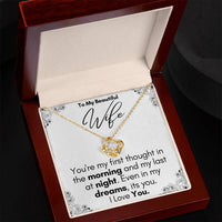 Load image into Gallery viewer, To My Beautiful Wife- In My Dreams- Love Necklace
