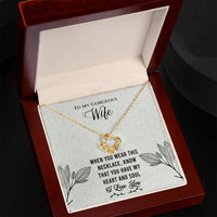 Load image into Gallery viewer, To My Gorgeous Wife- Heart and Soul- Necklace
