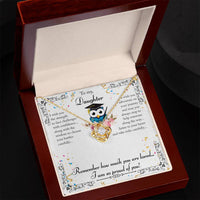 Load image into Gallery viewer, Love Knot Necklace For Daughter (Yellow &amp; White Gold Variants)
