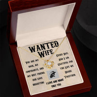 Load image into Gallery viewer, Wanted Wife- Only You- Love Knot Necklace
