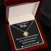 Load image into Gallery viewer, To My Gorgeous Wife- Love You Forever- Necklace 2nd edition
