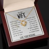 Load image into Gallery viewer, To My Wife- Never Forget That I Love You- Necklace
