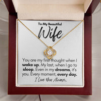 Load image into Gallery viewer, To My Beautiful Wife- Every Moment- Love Necklace
