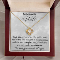 Load image into Gallery viewer, To My Beautiful Wife- In My Dreams- Necklace
