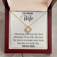 Load image into Gallery viewer, To My Amazing Wife- Forever Yours- Love knot Necklace
