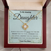 Load image into Gallery viewer, To My Amazing Daughter- You Are Loved- Love Necklace
