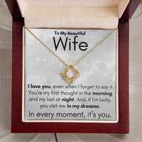 Load image into Gallery viewer, To My Beautiful Wife- In My Dreams- Necklace
