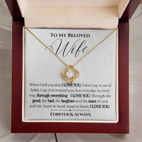 Load image into Gallery viewer, To My Beloved- I Love You-Necklace
