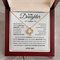 Load image into Gallery viewer, To My Daughter- I Believe In You- Necklace
