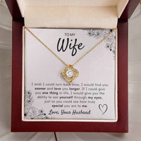 Load image into Gallery viewer, To My Wife- Turn Back Time- Love Necklace
