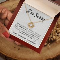 Load image into Gallery viewer, I&#39;m Sorry- I Love You, Forever and Always- Necklace
