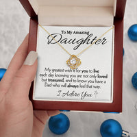 Load image into Gallery viewer, To My Amazing Daughter- I Adore You- Necklace
