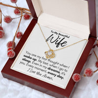 Load image into Gallery viewer, To My Beautiful Wife- Every Moment- Love Necklace
