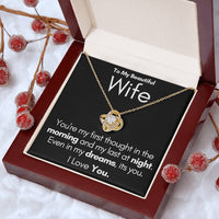 Load image into Gallery viewer, To My Beautiful Wife-In My Dreams-Necklace (Black)
