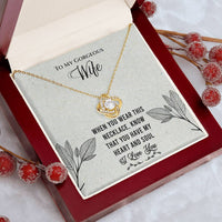 Load image into Gallery viewer, To My Gorgeous Wife- Heart and Soul- Necklace
